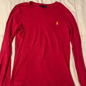 Polo Ralph Lauren pink long sleeve